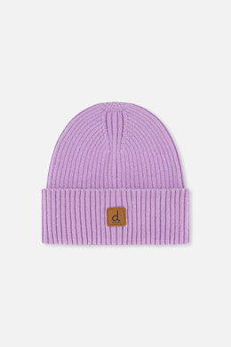 Ribbed Knit Hat Lavender - J20ZW01_05440