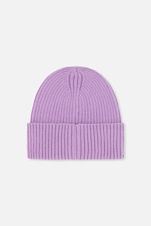 Ribbed Knit Hat Lavender - J20ZW01_05440