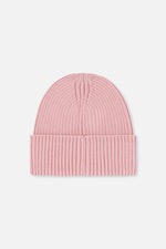 Ribbed Knit Hat Pale Dusty Pink - J20ZW01_06220