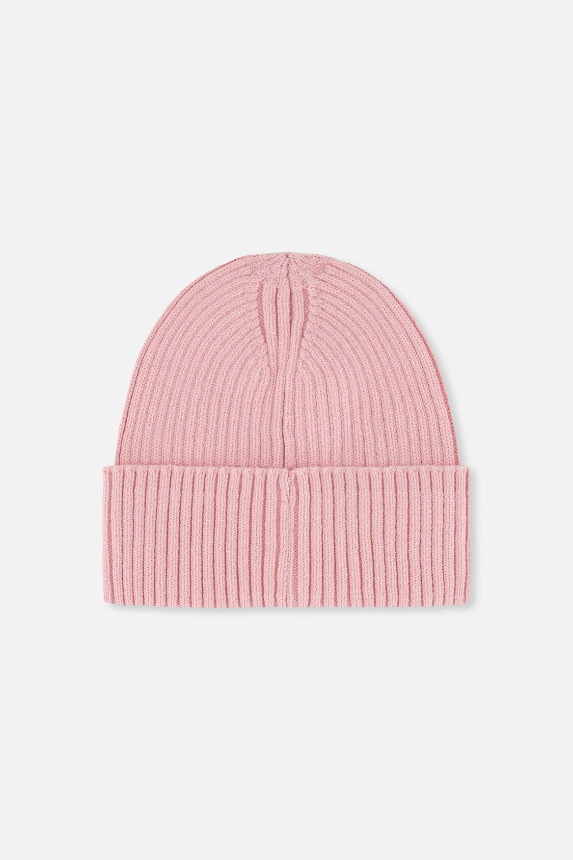Ribbed Knit Hat Pale Dusty Pink - J20ZW01_06220