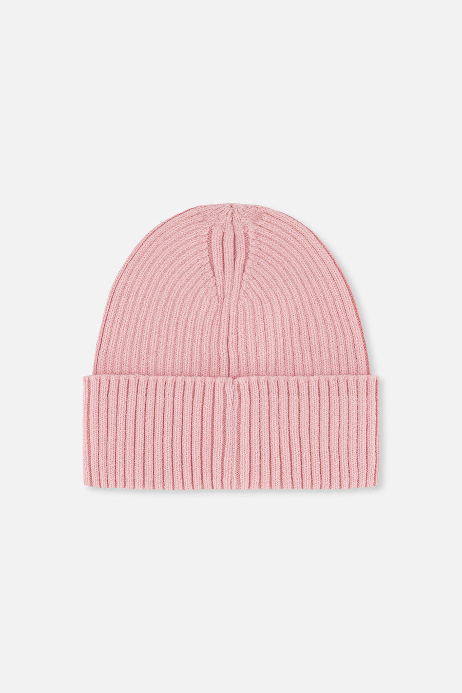 Ribbed Knit Hat Pale Dusty Pink - J20ZW01_06220