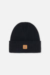 Ribbed Knit Hat Black - J20ZW01_09990