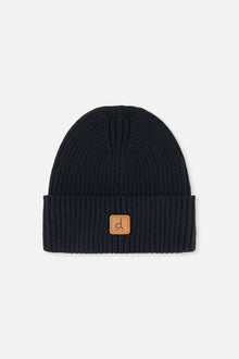 Ribbed Knit Hat Black - J20ZW01_09990