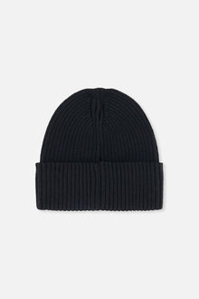 Ribbed Knit Hat Black - J20ZW01_09990