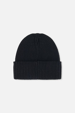 Ribbed Knit Hat Black - J20ZW01_09990