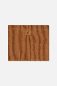 Baby Ribbed Knit Neckwarmer Brown Sugar - J20ZW02B_01740