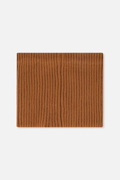 Baby Ribbed Knit Neckwarmer Brown Sugar - J20ZW02B_01740