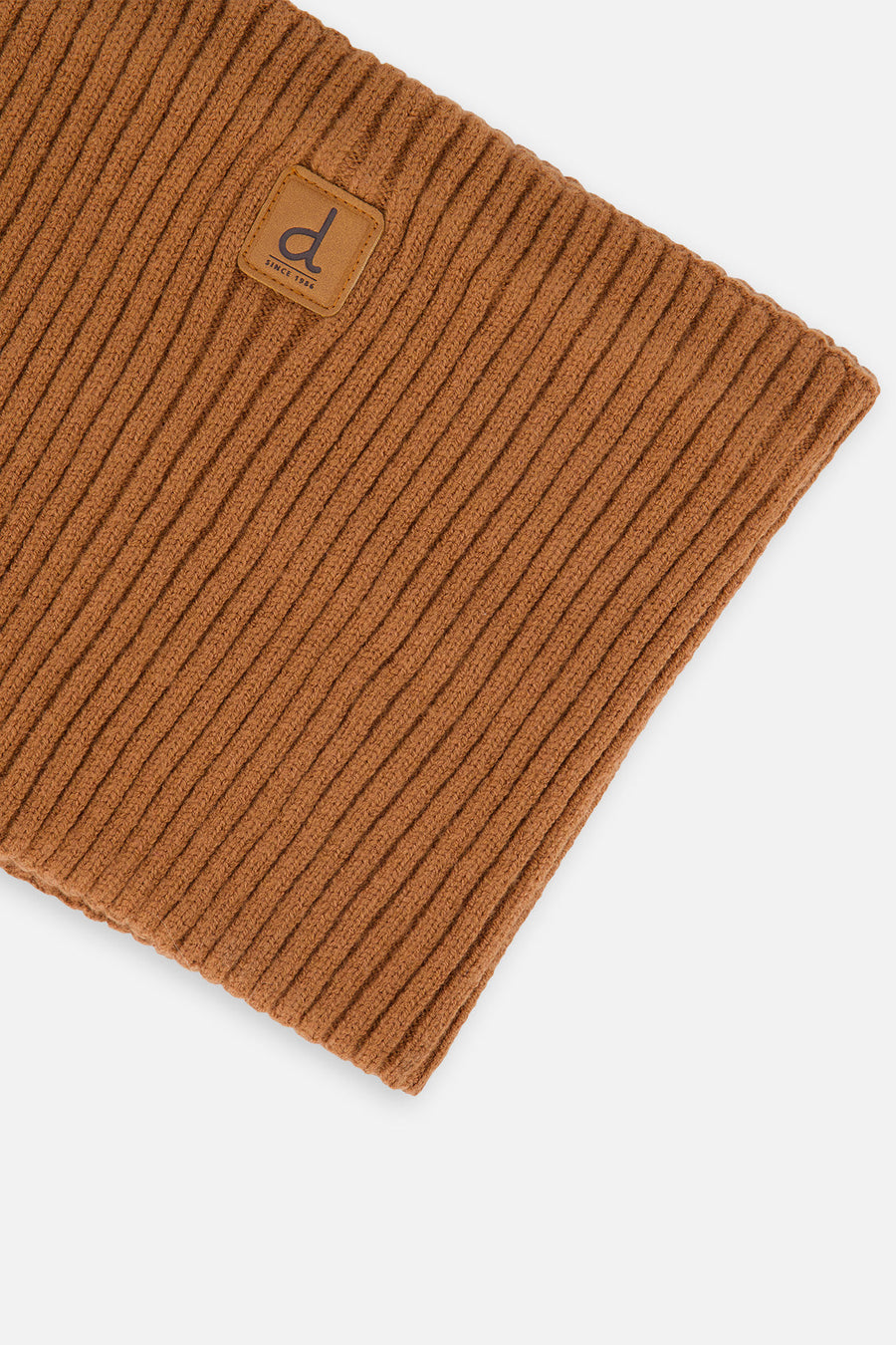 Baby Ribbed Knit Neckwarmer Brown Sugar - J20ZW02B_01740