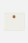 Baby Ribbed Knit Neckwarmer Off-White - J20ZW02B_01880