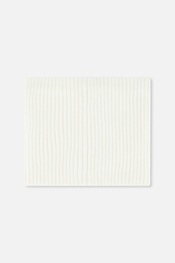 Baby Ribbed Knit Neckwarmer Off-White - J20ZW02B_01880