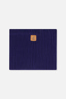 Baby Ribbed Knit Neckwarmer Navy Blue - J20ZW02B_04790