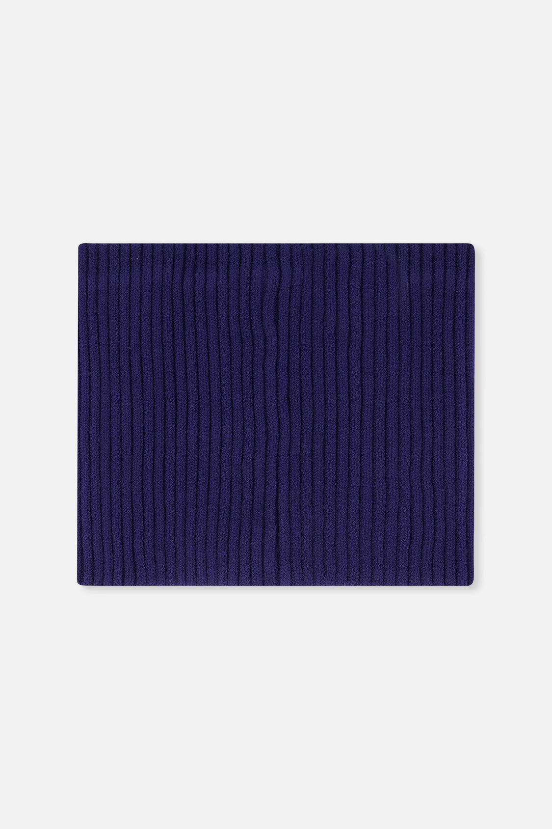 Baby Ribbed Knit Neckwarmer Navy Blue - J20ZW02B_04790
