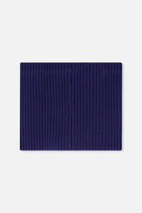 Baby Ribbed Knit Neckwarmer Navy Blue - J20ZW02B_04790