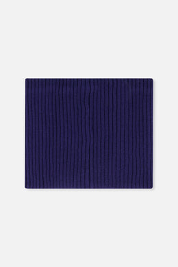 Baby Ribbed Knit Neckwarmer Navy Blue - J20ZW02B_04790