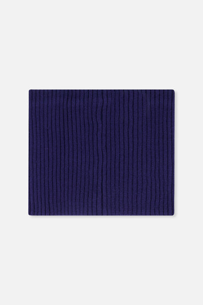 Baby Ribbed Knit Neckwarmer Navy Blue - J20ZW02B_04790