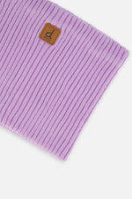 Baby Ribbed Knit Neckwarmer Lavender - J20ZW02B_05440