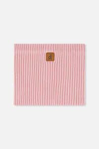Baby Ribbed Knit Neckwarmer Pale Dusty Pink - J20ZW02B_06220