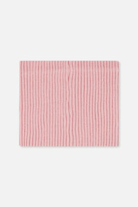Baby Ribbed Knit Neckwarmer Pale Dusty Pink - J20ZW02B_06220