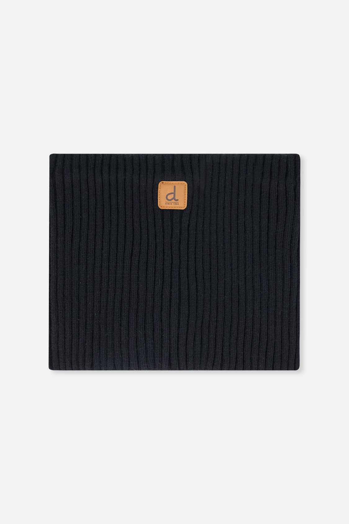 Baby Ribbed Knit Neckwarmer Black - J20ZW02B_09990