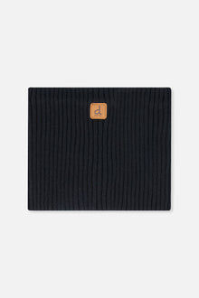 Baby Ribbed Knit Neckwarmer Black - J20ZW02B_09990