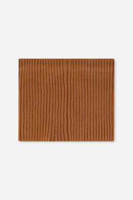 Ribbed Knit Neckwarmer Brown Sugar - J20ZW02_01740