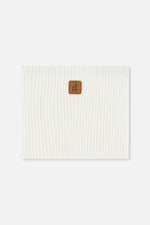 Ribbed Knit Neckwarmer Off-White - J20ZW02_01880