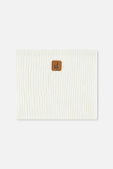 Ribbed Knit Neckwarmer Off-White - J20ZW02_01880