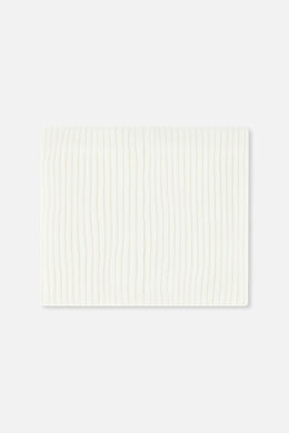 Ribbed Knit Neckwarmer Off-White - J20ZW02_01880