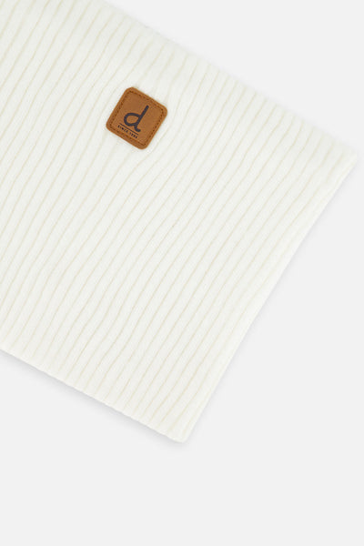 Ribbed Knit Neckwarmer Off-White - J20ZW02_01880