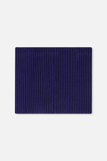 Ribbed Knit Neckwarmer Navy Blue - J20ZW02_04790