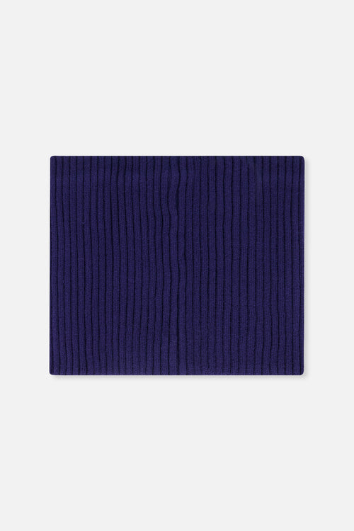 Ribbed Knit Neckwarmer Navy Blue - J20ZW02_04790