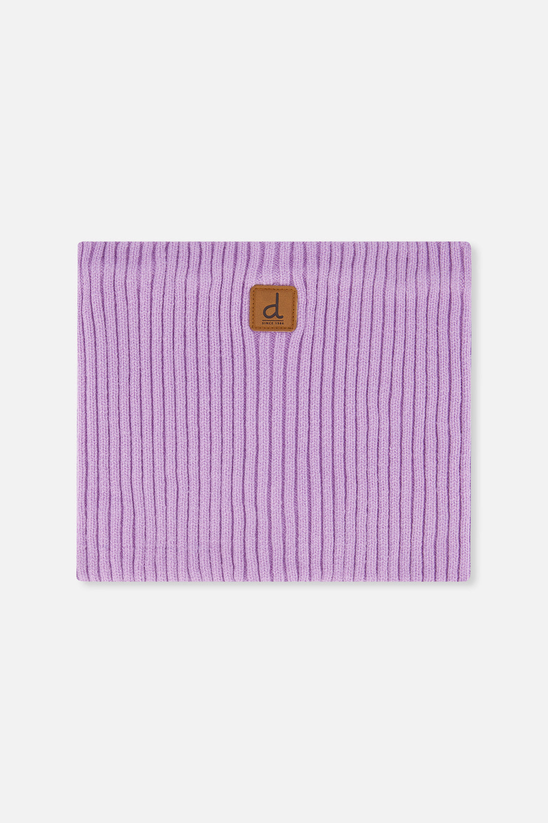 Ribbed Knit Neckwarmer Lavender - J20ZW02_05440