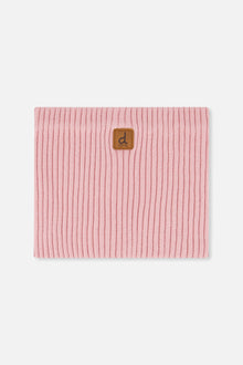 Ribbed Knit Neckwarmer Pale Dusty Pink - J20ZW02_06220