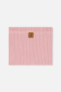 Ribbed Knit Neckwarmer Pale Dusty Pink - J20ZW02_06220