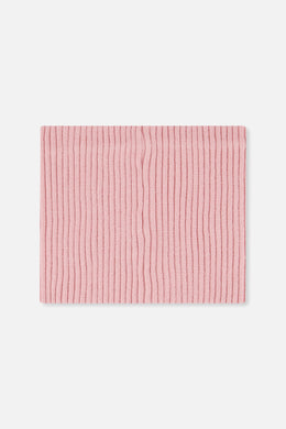 Ribbed Knit Neckwarmer Pale Dusty Pink - J20ZW02_06220