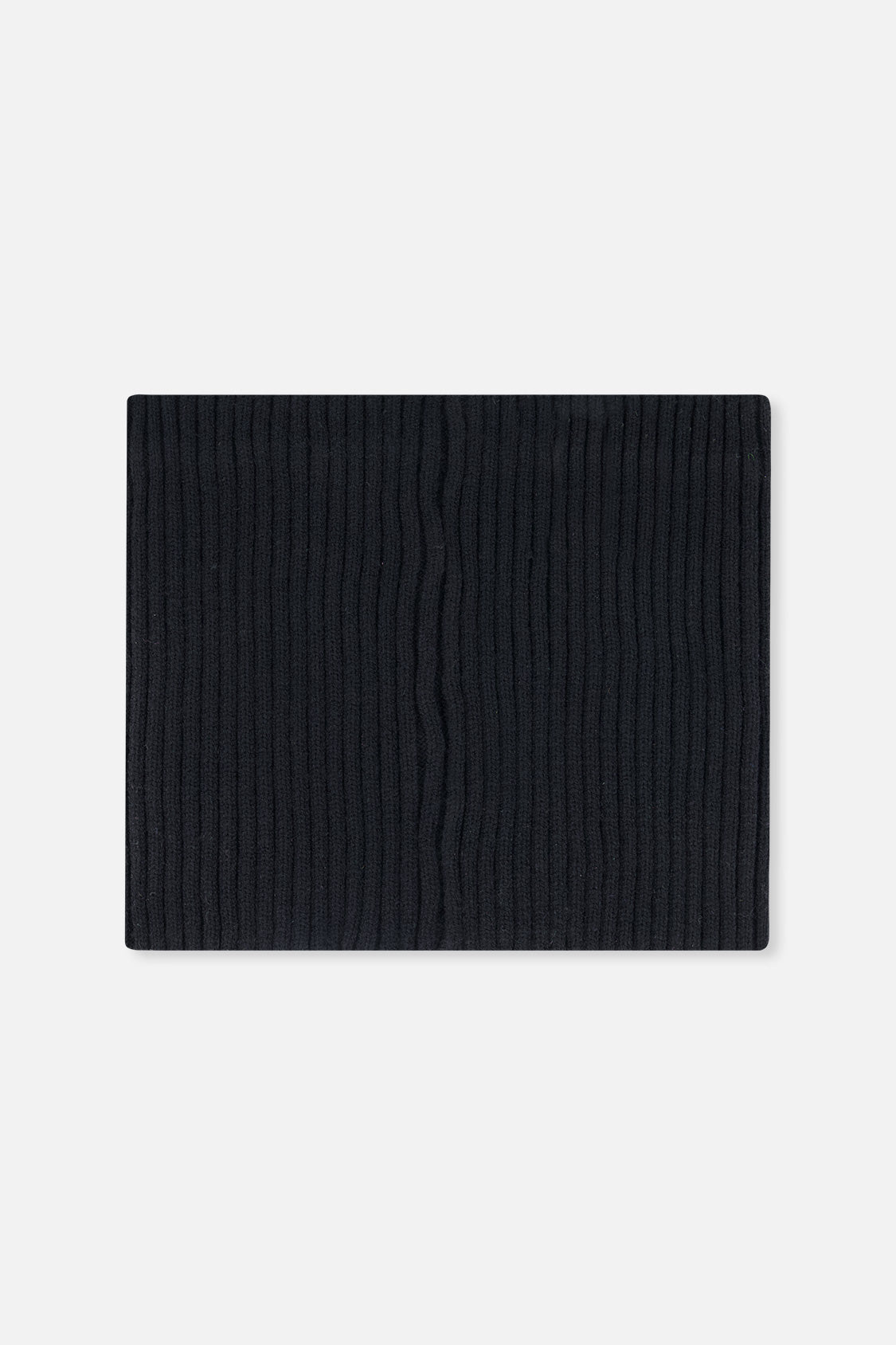 Ribbed Knit Neckwarmer Black - J20ZW02_09990