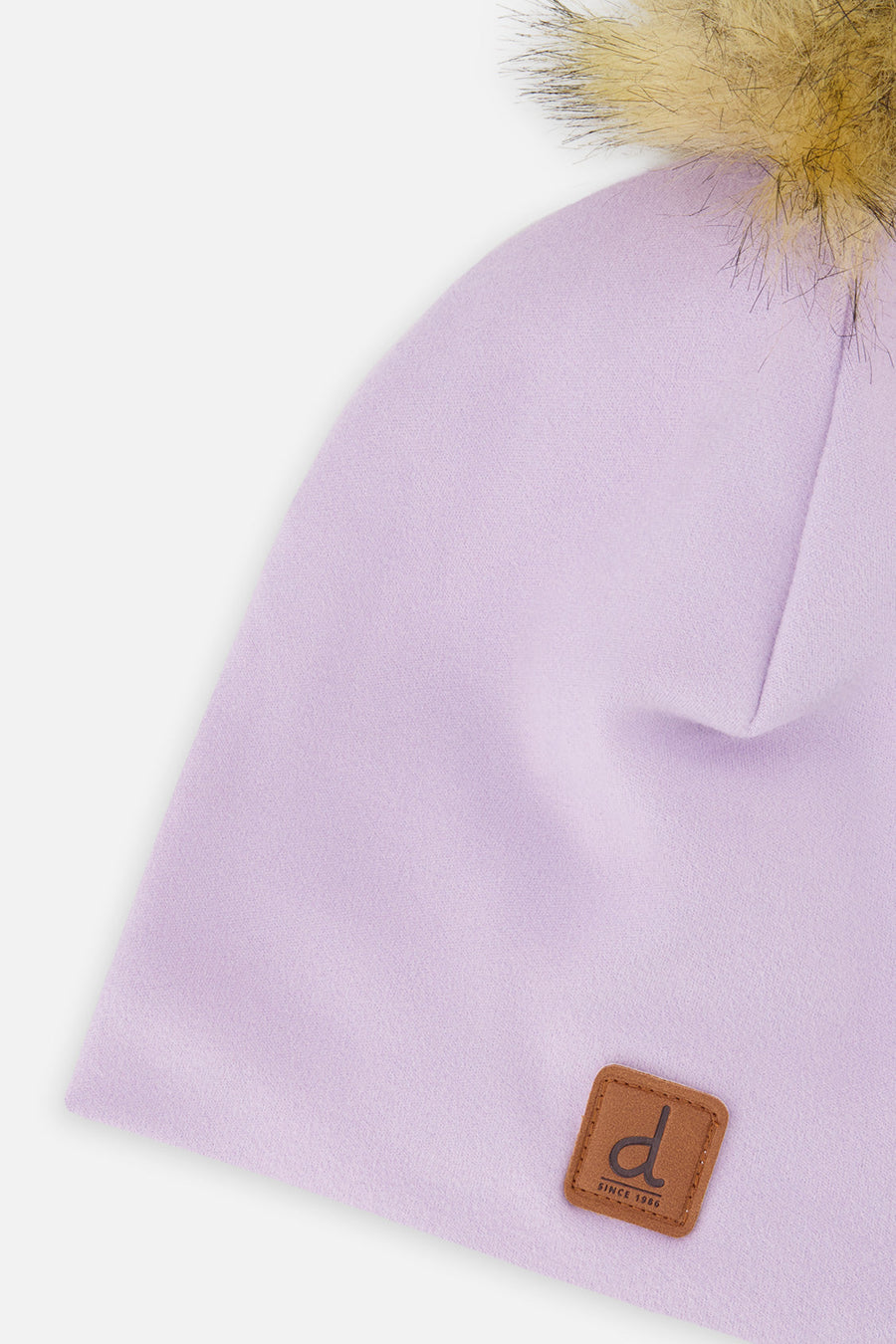 Jersey Hat With Pompom Lavender - J20ZW03_05640