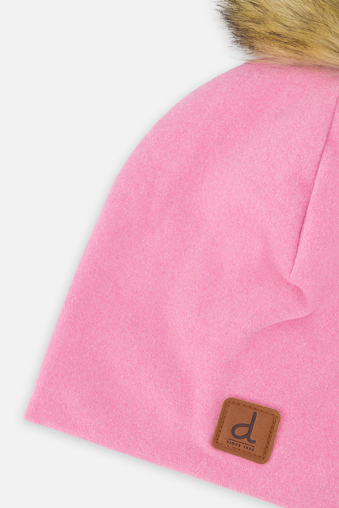 Jersey Hat With Pompom Pink - J20ZW03_06240