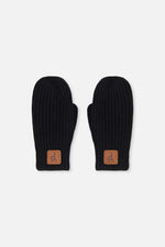 Knit Mittens Black - J20ZW07_09990