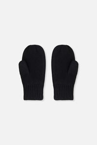 Knit Mittens Black - J20ZW07_09990