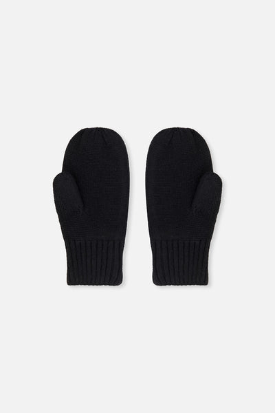 Knit Mittens Black - J20ZW07_09990