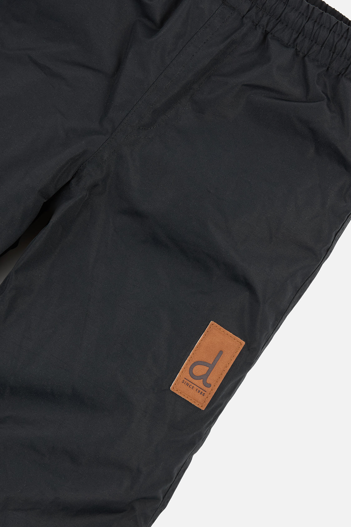 Lined Baby Splash Pants Black Fleece