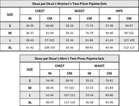 Adult Men Organic Cotton Two-Piece Pajama Set Red And White Fairisle Pajamas Deux par Deux 