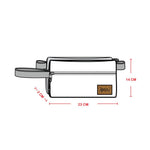 Double Pencil Case Navy Unicorn Print - H20ZEC_037