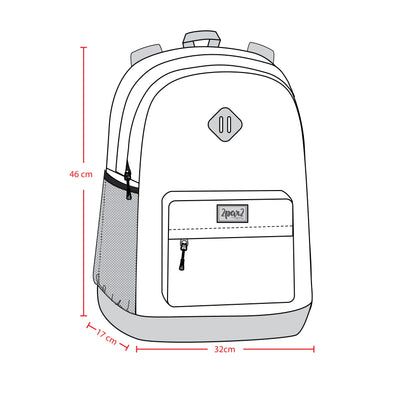 Kids Backpack Blue Dinosaur Print - J20ZSD_2J091