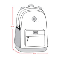 Kids Backpack Blue And Orange Gradient - J20ZSD_2J058