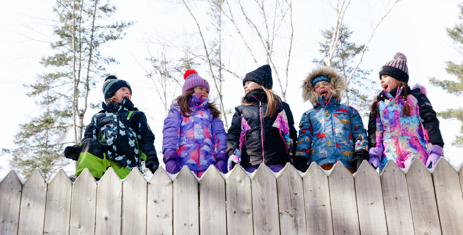 Combinaison De Ski Enfants 2 pièces(Veste + Pantalon)de Marque Combinaison  Polaire Doublée Veste Exterieur Hiver Chaude