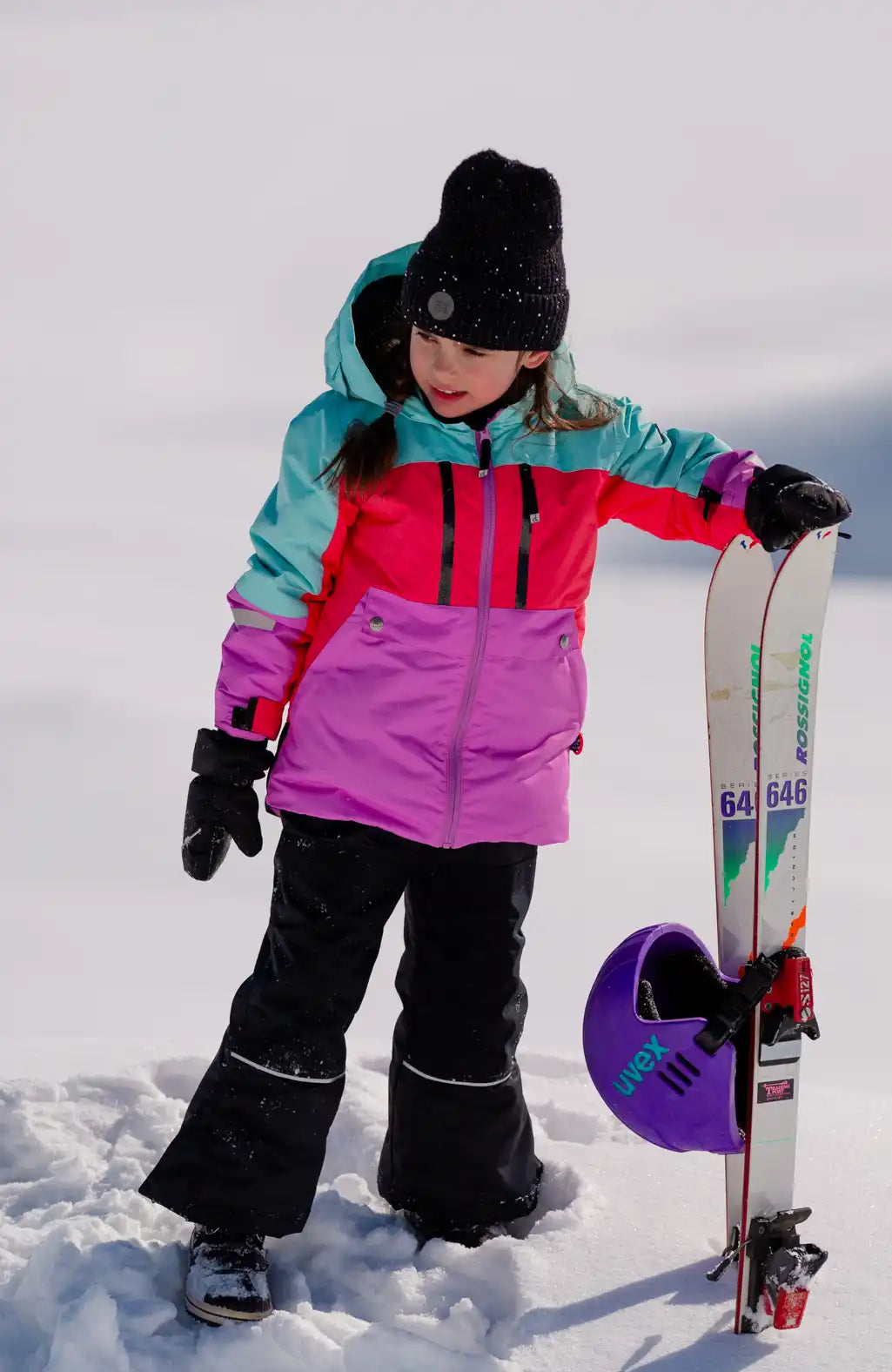 Combinaison de Neige Ski Garçon à Capuche Imperméables Coupe-Vent Vêtements  de Ski Fille Chaude Combinaisons de Neige avec Bandes Réfléchissantes