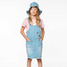 Denim Overall Dress Light Blue Denim Girl D30M41_125