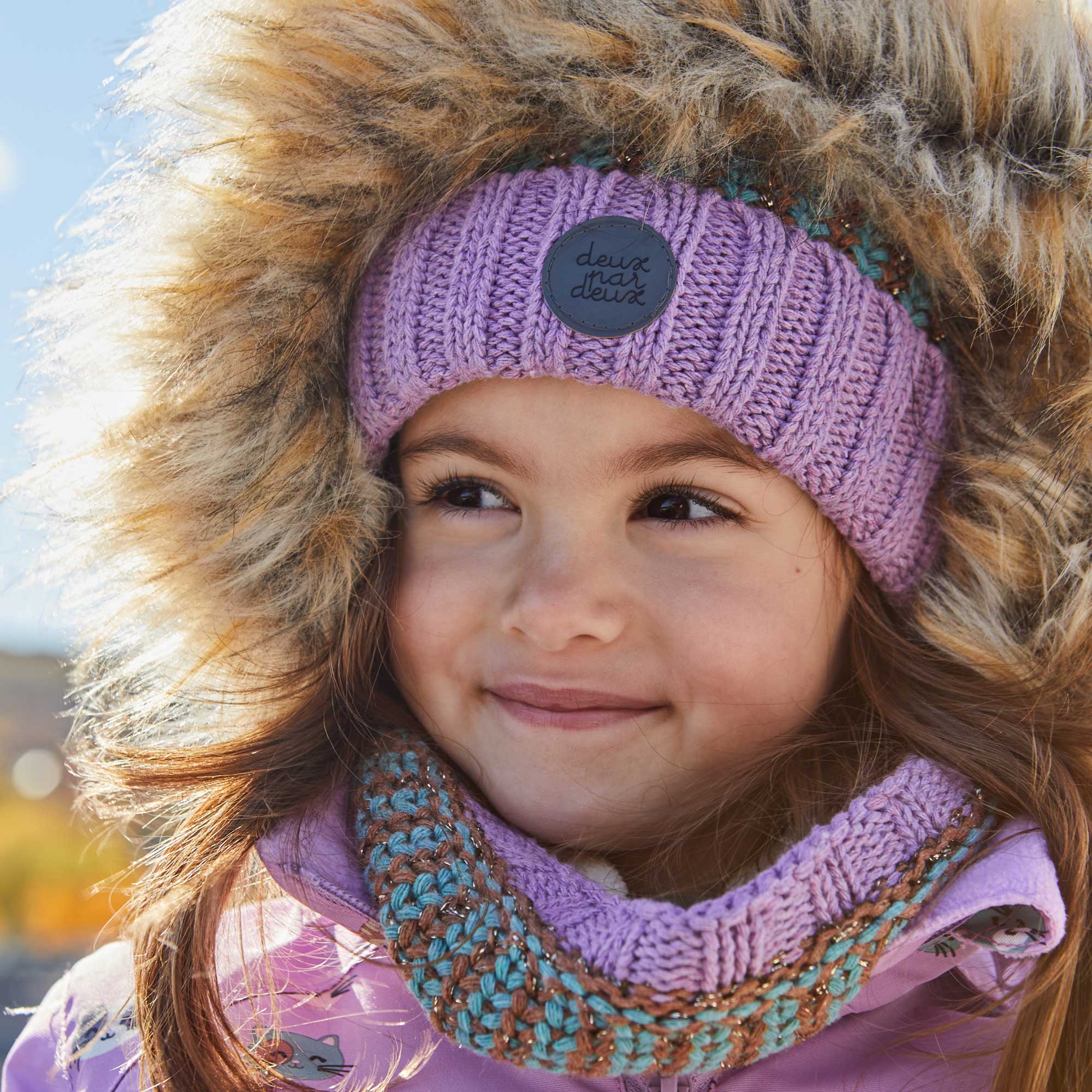 Deux par Deux Cache-cou en tricot multicolore - Garçon